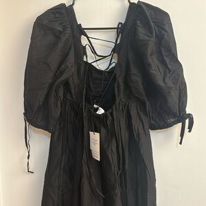 BNWT Other Stories Black Long Dress sz 2